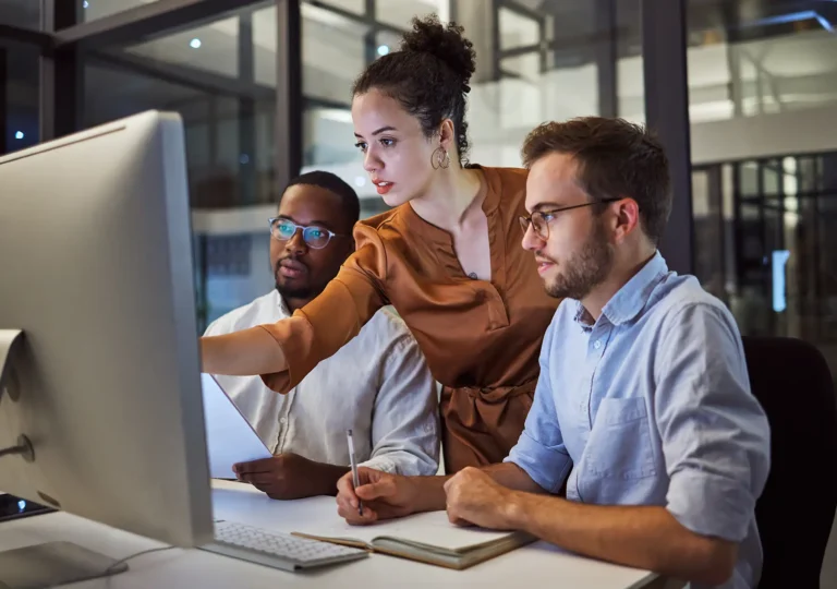 manager, boss and leadership help